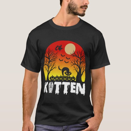 glückliche Katze T-Shirt (Vorderseite)
