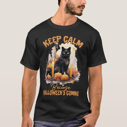 glückliche Katze T-Shirt (Vorderseite)