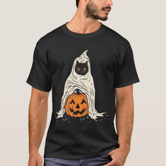 glückliche Katze T-Shirt (Vorderseite)