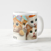 Glückliche Katze Tasse (Vorderseite Rechts)