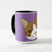 Glückliche Katze Tasse (Vorderseite Links)