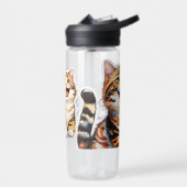 Glückliche Katze Trinkflasche (Links)