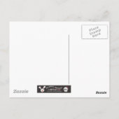 Glückliche Katze. Unglücksfisch Postkarte (Rückseite)