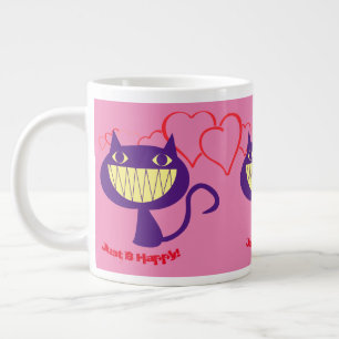 Glückliche Katzen Jumbo-Tasse