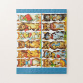 glückliche Katzen Puzzle (Vertikal)