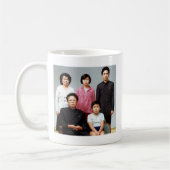 Glückliche Kim-Familie Kaffeetasse (Links)