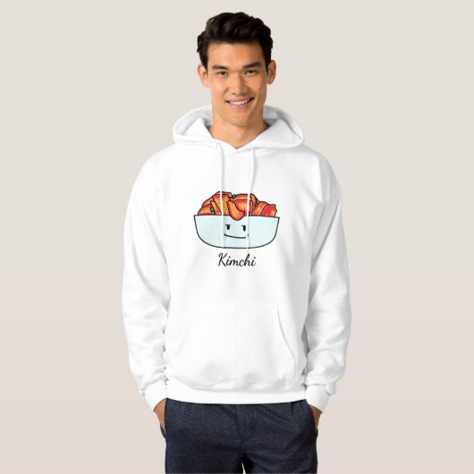 Glückliche Kimchi Kimchee Schüssel - glückliche Hoodie (Vorne ganz)