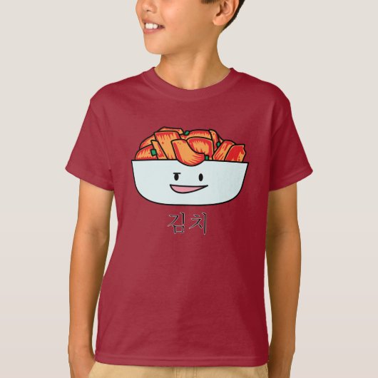 Glückliche Kimchi Kimchee Schüssel - glückliche T-Shirt (Vorderseite)