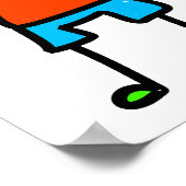 Glückliche Kinder Poster (Ecke)