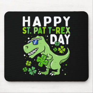 Glückliche Kinder St Pat Trex Tag Dino St Patricks Mousepad