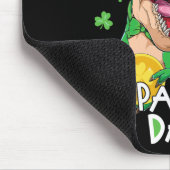 Glückliche Kinder St. Patrick's Day T-Rex Dinosaur Mousepad (Ecke)