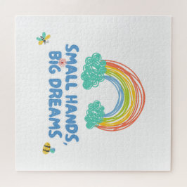 Glückliche Kinder Tag Kleine Hände, große Träume Puzzle