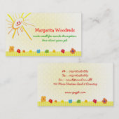 glückliche KinderVisitenkarte Visitenkarte (Vorne/Hinten)