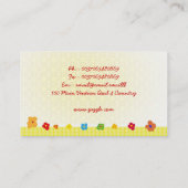 glückliche KinderVisitenkarte Visitenkarte (Rückseite)