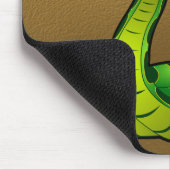 Glückliche Klapperschlange Mousepad (Ecke)