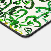 Glückliche Kleeblätter Schreibtischunterlage (Ecke)