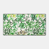 Glückliche Kleeblätter Schreibtischunterlage (Vorderseite)