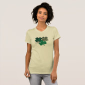 Glückliche Kleeblätter! T-Shirt (Vorne ganz)