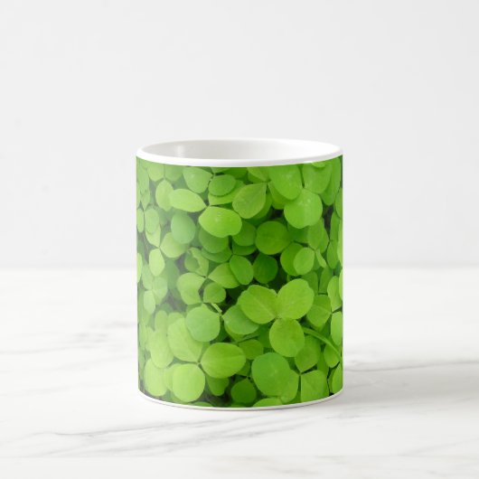 Glückliche Kleeblätter! Tasse (Mittel)