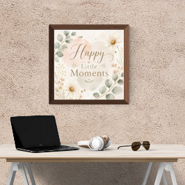 Glückliche Kleine Momente Kinderzimmer Poster