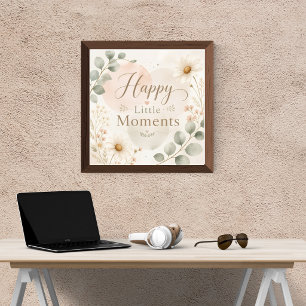 Glückliche Kleine Momente Kinderzimmer Poster