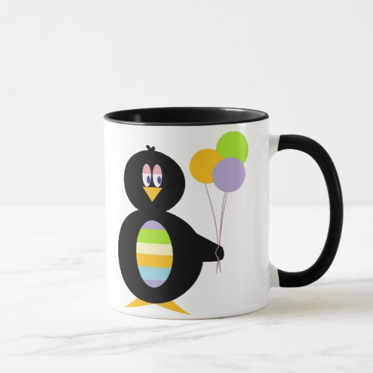 Glückliche kleine Penguin-Tasse Tasse (Rechts)