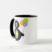 Glückliche kleine Penguin-Tasse Tasse (Vorderseite Links)