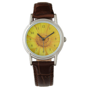 Glückliche kleine Sonnenblume Armbanduhr