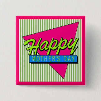 Glückliche Knöpfe der Mutter Tages Button