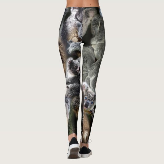 Glückliche Koala Leggings (Rückseite)