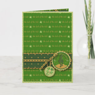 Glückliche Kobold-Karte Feiertagskarte