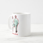 Glückliche konservative Paare Kaffeetasse (Vorderseite Links)