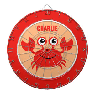Glückliche Krabbengewohnheits-Dartscheibe Dartscheibe
