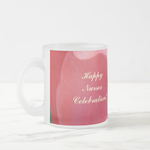 Glückliche Krankenschwester-Feier! Kaffee-Tassen Mattglastasse