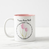 Glückliche Krankenschwester-Wochen-Geschenke Zweifarbige Tasse (Links)