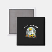 Glückliche Kreuzfahrt Ween Quack Oder Treat Kreuzf Magnet (Vorderseite/Rückseite)