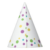 Glückliche Kuchen-Partyhüte Partyhütchen (Rückseite)