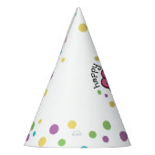 Glückliche Kuchen-Partyhüte Partyhütchen (Links)