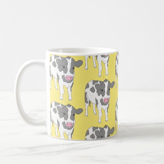 Glückliche Kuh Kaffeetasse (Links)