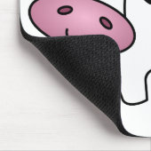 Glückliche Kuh Mousepad (Ecke)