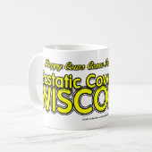 Glückliche Kühe Kaffeetasse (Vorderseite Links)