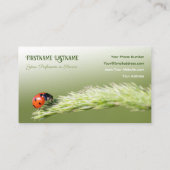 Glückliche Kunden mit glücklichen Ladybugs! Visite Visitenkarte (Rückseite)