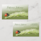 Glückliche Kunden mit glücklichen Ladybugs! Visitenkarte (Vorne/Hinten)