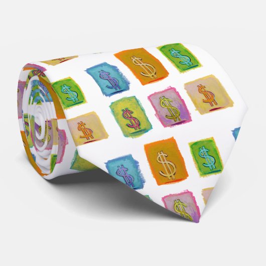 Glückliche Kunst des Krawatte (Gerollt)