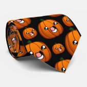 Glückliche Kürbis-Krawatte Krawatte (Gerollt)