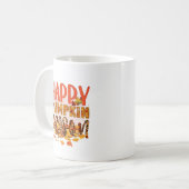 Glückliche Kürbissaison Herbst Kaffeetasse (Vorderseite Links)