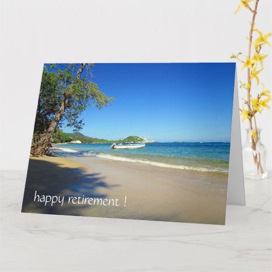 glückliche Küste groß Karte (Gelbe Blume)