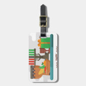 glückliche kwanzaa Geschenke Gepäckanhänger (Vorderseite vertikal)