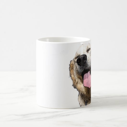 Glückliche Labrador-Kaffee-Tasse Kaffeetasse (Mittel)