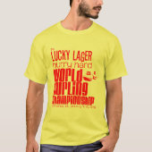 Glückliche Lager-Eile-harte T-Shirt (Vorderseite)
